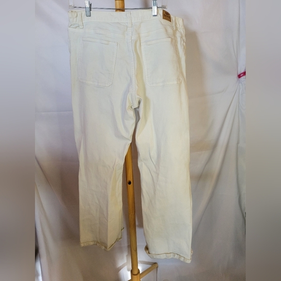 Old Navy White Jeans pockets zip fly Men's size 18 - Picture 6 of 9